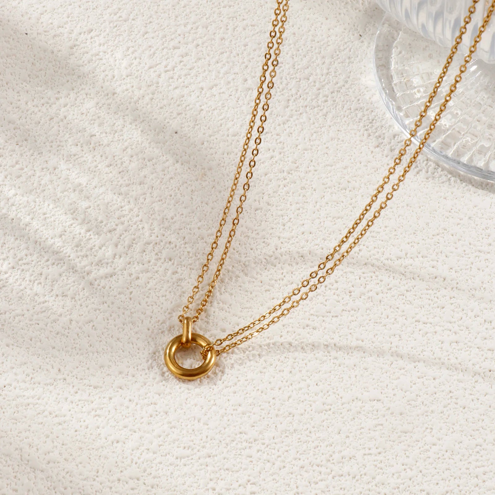 Colar de Elos Interligados Minimalista — Elegância Moderna em Cada Detalhe