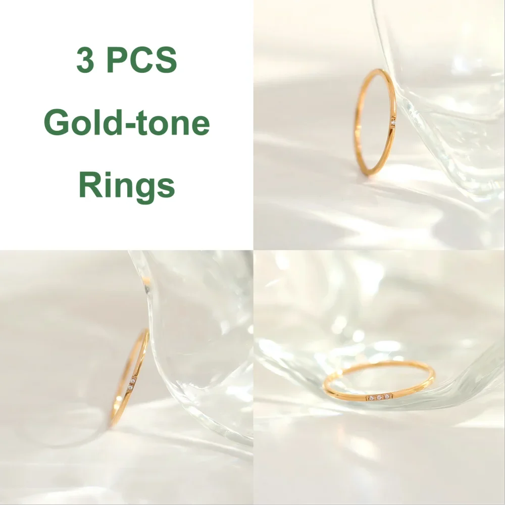 Anel Fino com Pontos de Luz — Elegância Minimalista que Ilumina o Seu Estilo