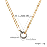 Colar de Elos Interligados Minimalista — Elegância Moderna em Cada Detalhe