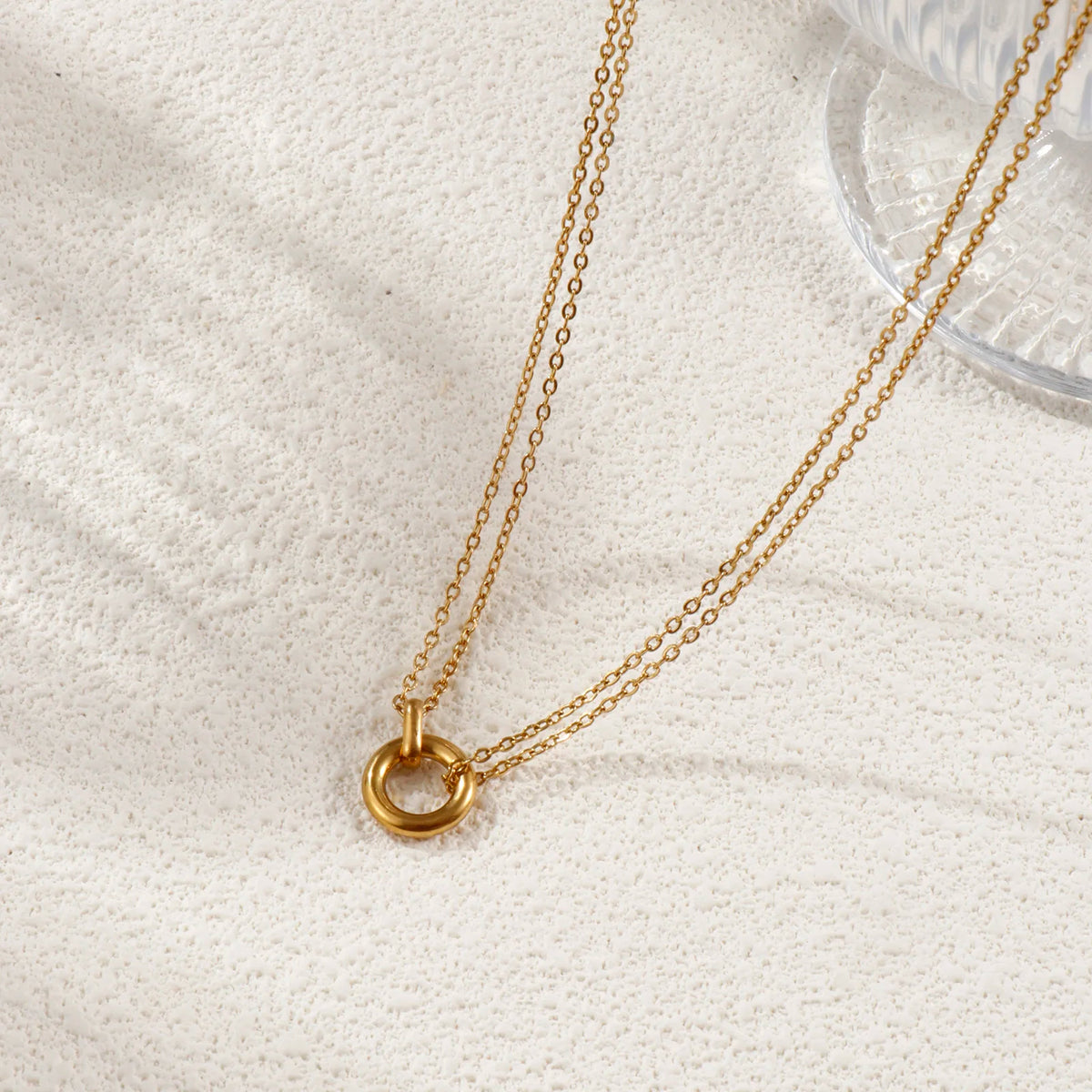 Colar de Elos Interligados Minimalista — Elegância Moderna em Cada Detalhe