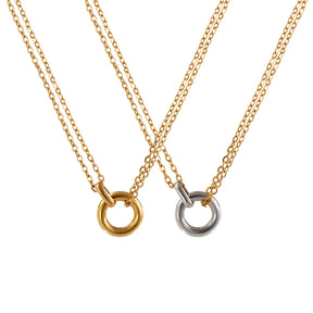 Colar de Elos Interligados Minimalista — Elegância Moderna em Cada Detalhe