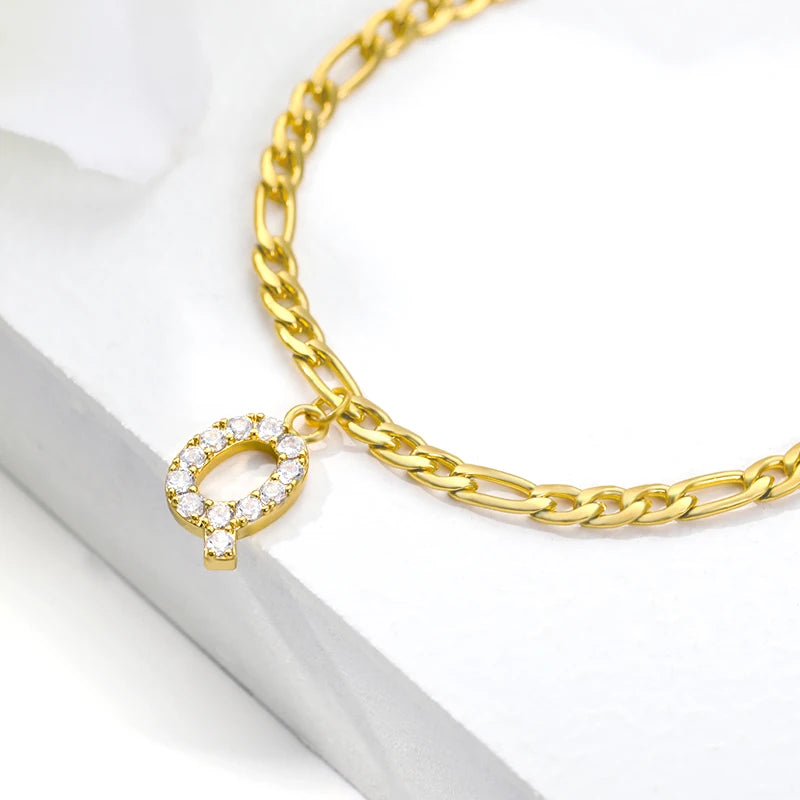 Tornozeleira Dourada com Pingentes Temáticos Marinhos – Um Toque de Verão no Seu Estilo